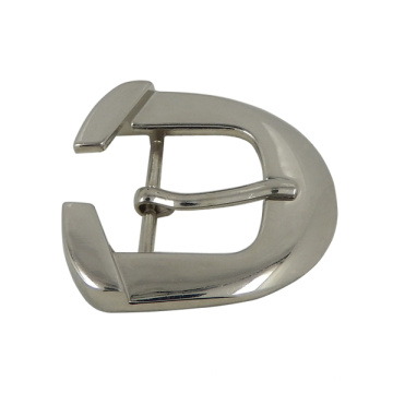 Metal Zinc Alloy Silver Pin Belt Buckle